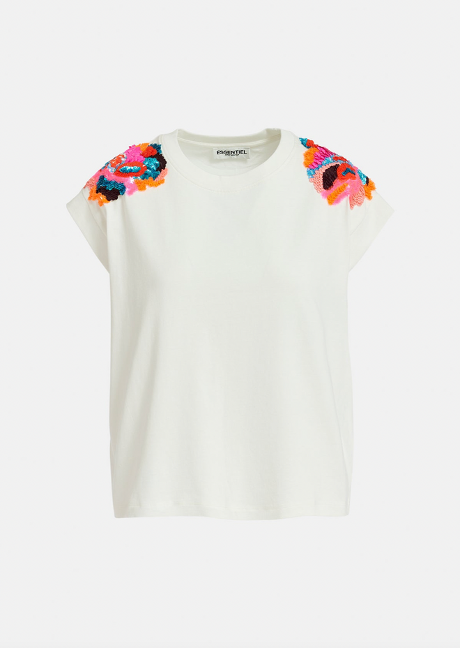 Fequins Embroidered Tshirt