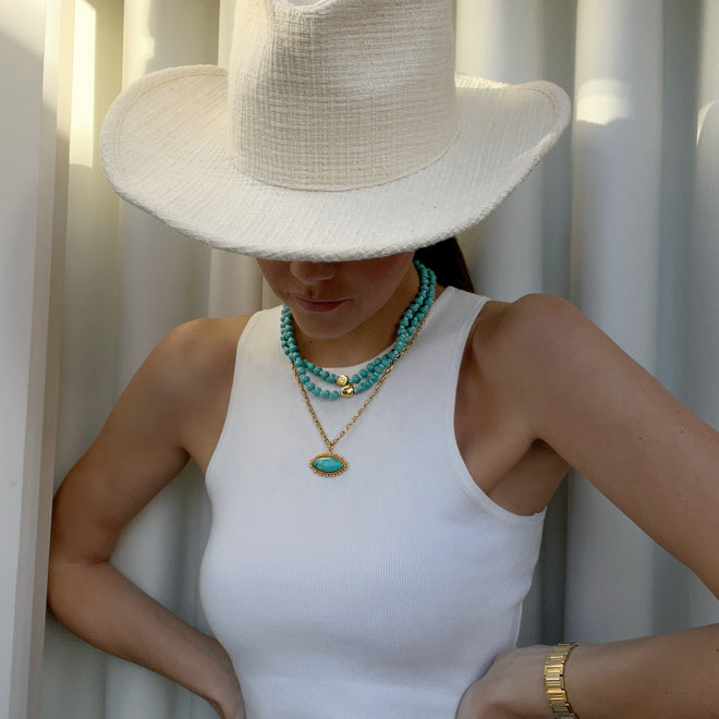 Tokyo Choker - Turquoise