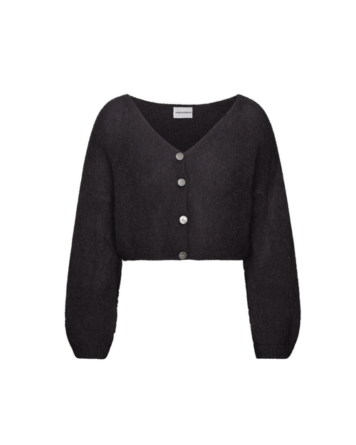 Cornelia Cropped Cardigan - Black