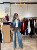 Fleecy Alpaca Ombre Big Cardigan