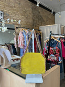 Lemon Yellow Chain Handle Bag