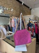 Fuchsia Chain Handle Bag