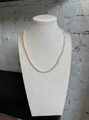 Mini Pearl Necklace Red