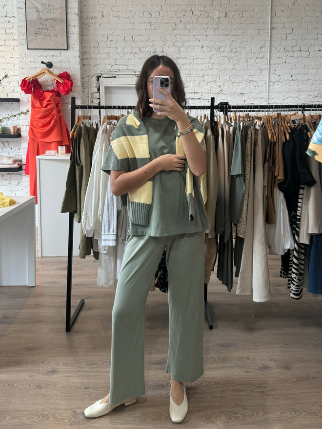 The Jersey Simple Crop Pant