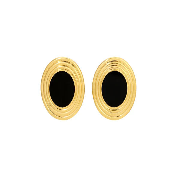 Rowan Black Earrings