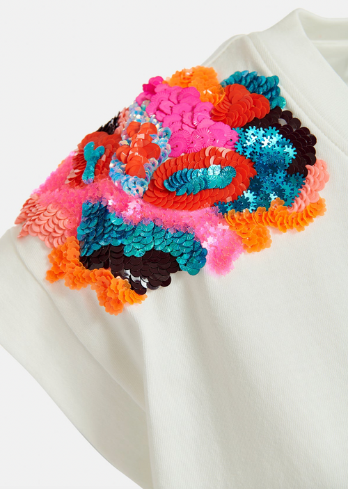 Fequins Embroidered Tshirt