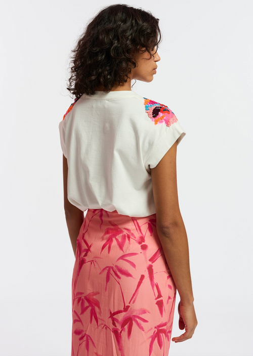 Fequins Embroidered Tshirt