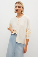 Damsville Cream Cardigan