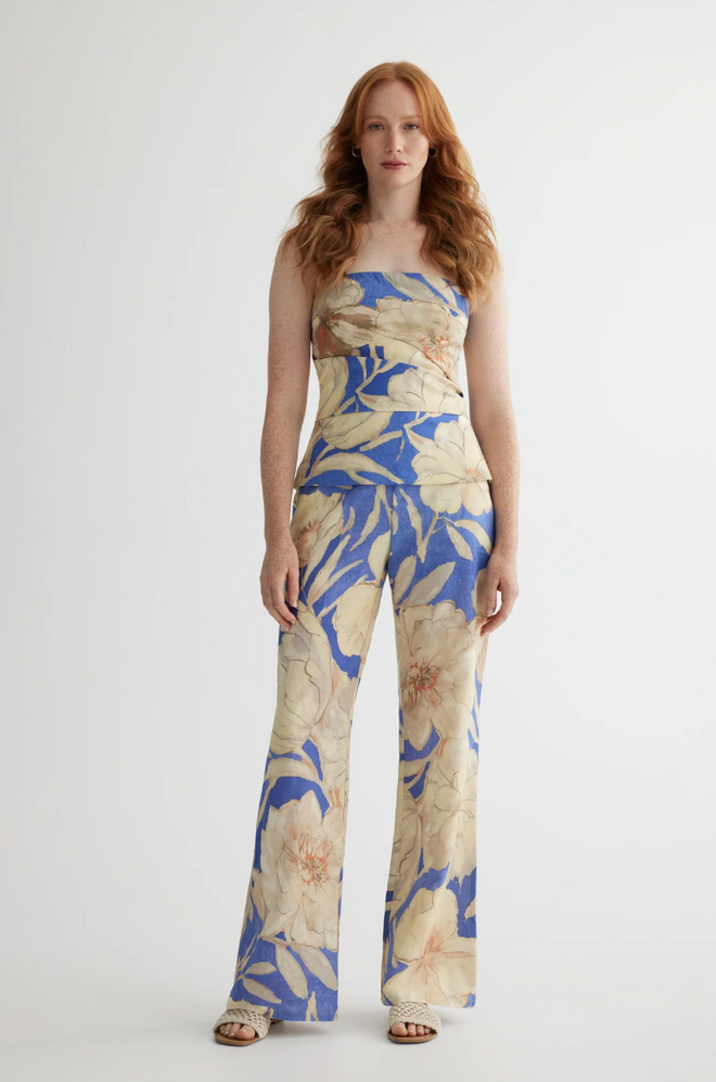 Floral Print Wide Leg Pant