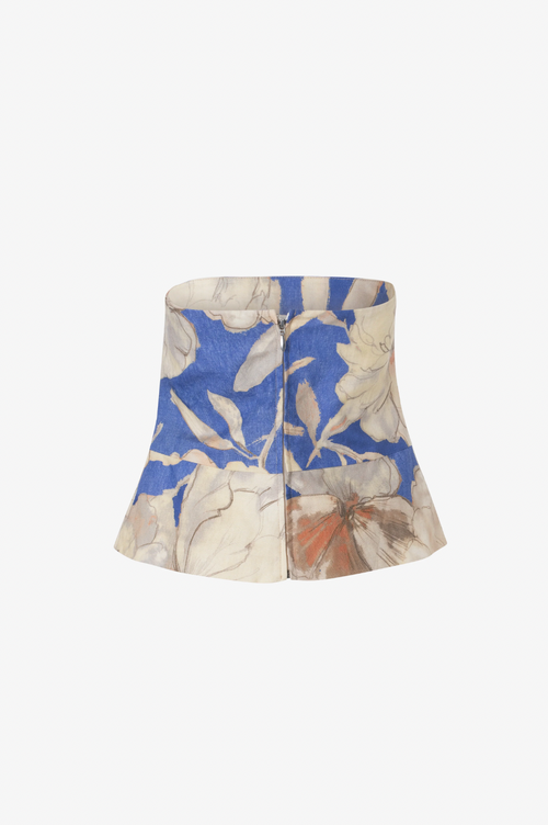 Floral Print Bustier