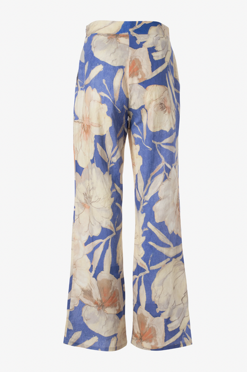 Floral Print Wide Leg Pant