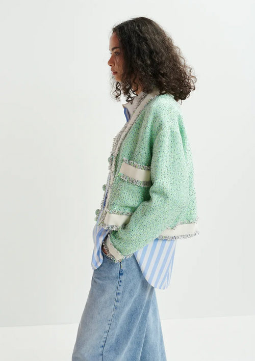 Hoola Cropped Fringe Jacket