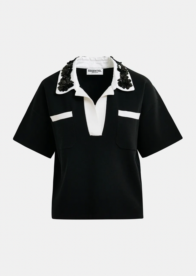 Hoiseau Embroidered Polo