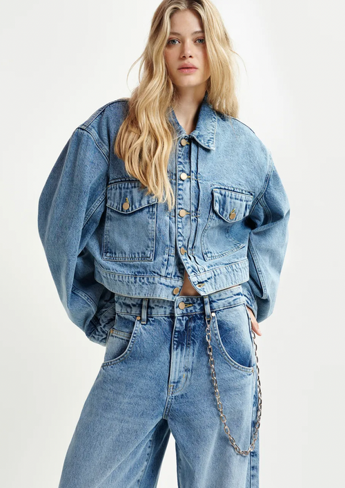 Hespero Cropped Jean Jacket