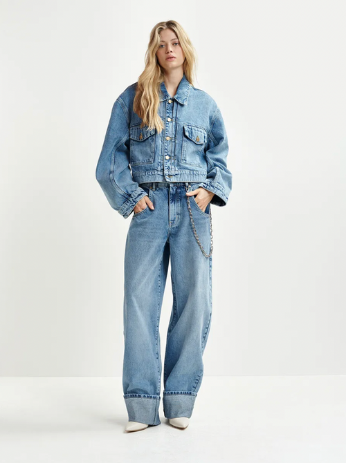 Hespero Cropped Jean Jacket