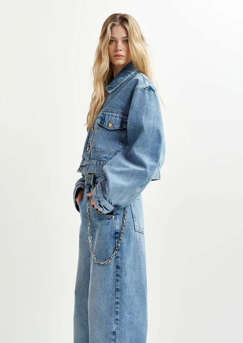 Hespero Cropped Jean Jacket
