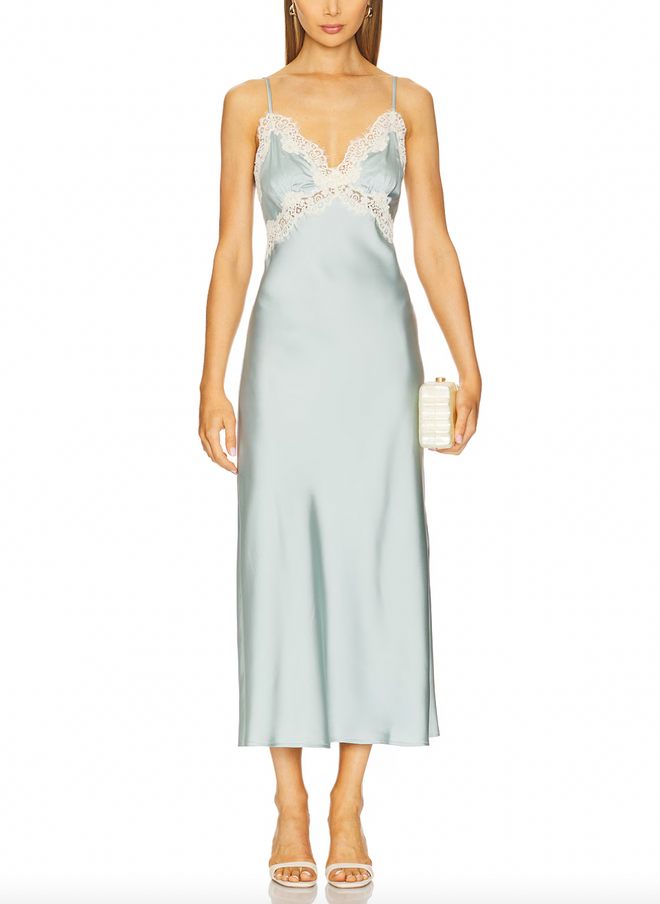 Evy Satin Slip Dress