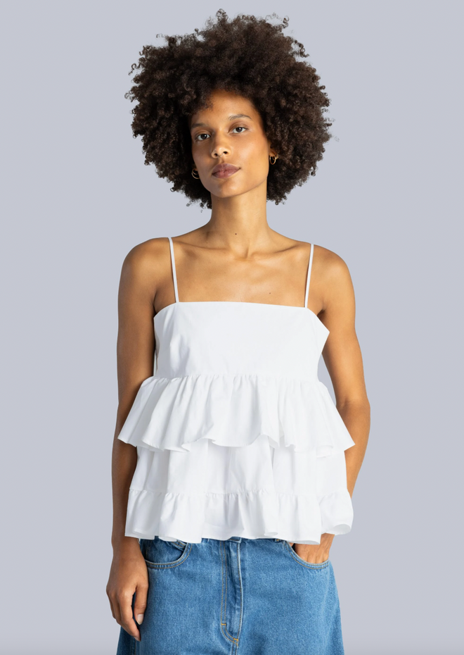 Babydoll Poplin Top