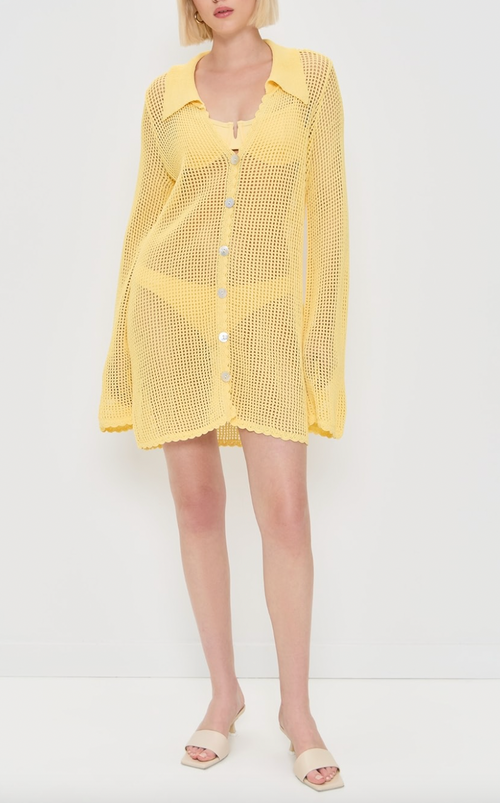 Button Up Cover Up