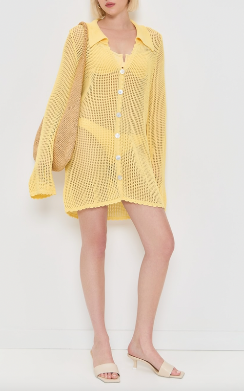 Button Up Cover Up