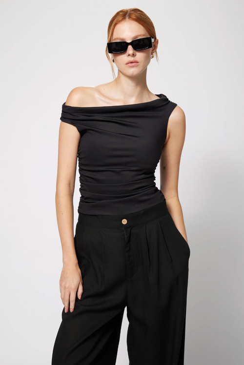 Off Shoulder Stretch Tank