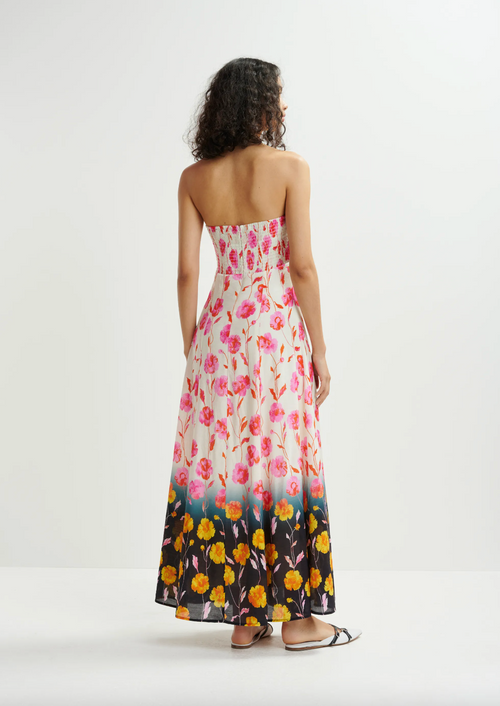 Heorgia Strapless Midi Dress