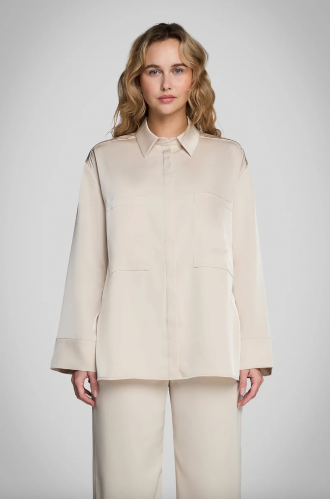 Pure and Precious Shirt - Cafe Au Lait