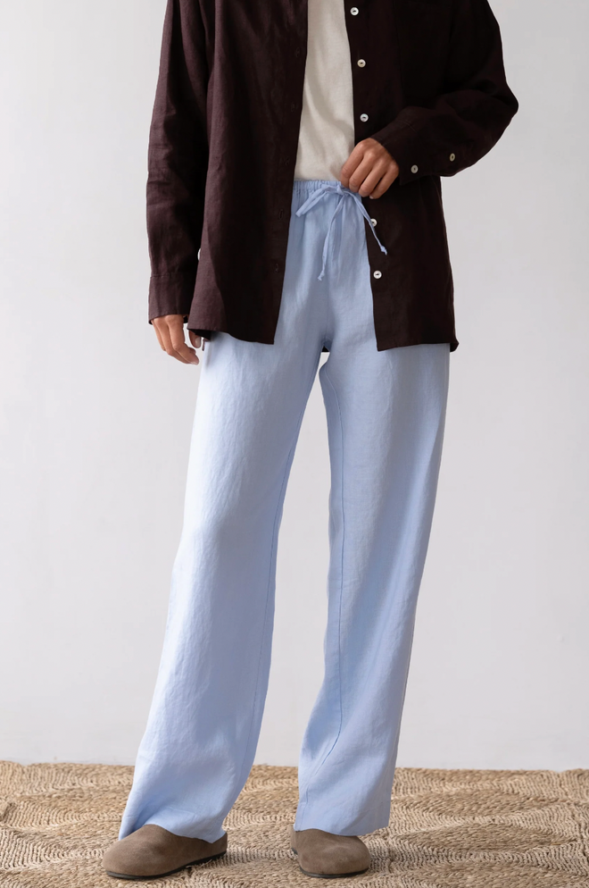 The Linen Drawstring Pant