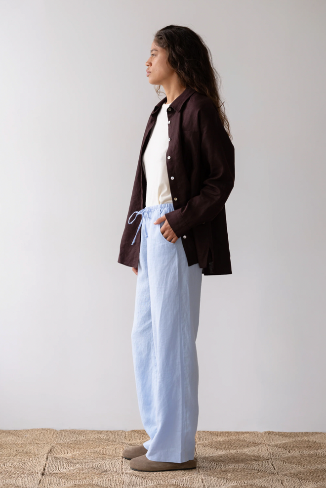 The Linen Drawstring Pant
