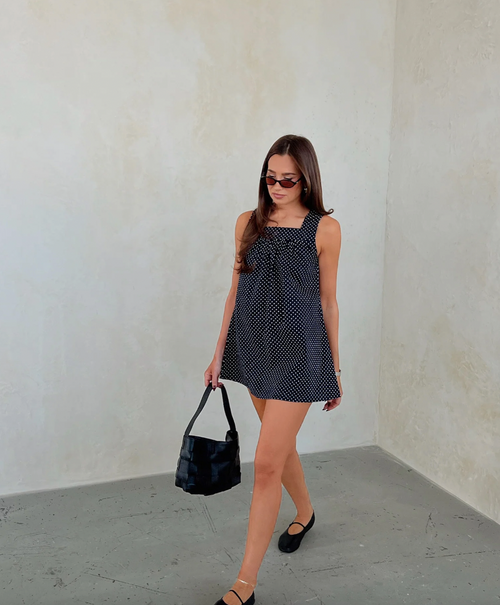 Square Neck Mini Dress