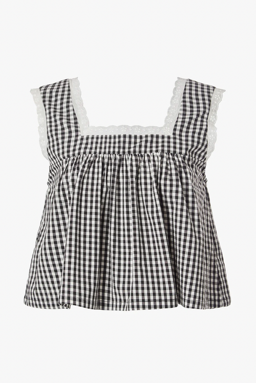 Square Neck Baby Doll Top