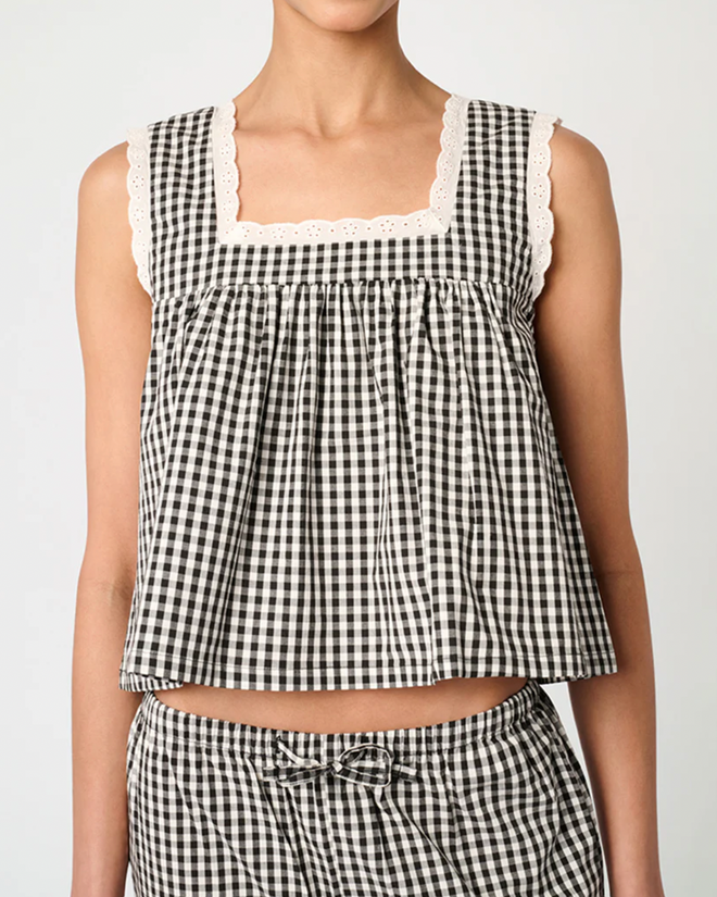 Square Neck Baby Doll Top