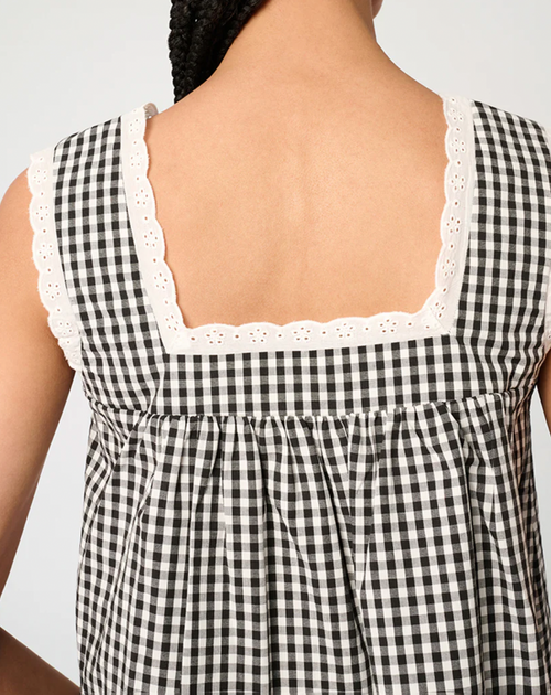 Square Neck Baby Doll Top