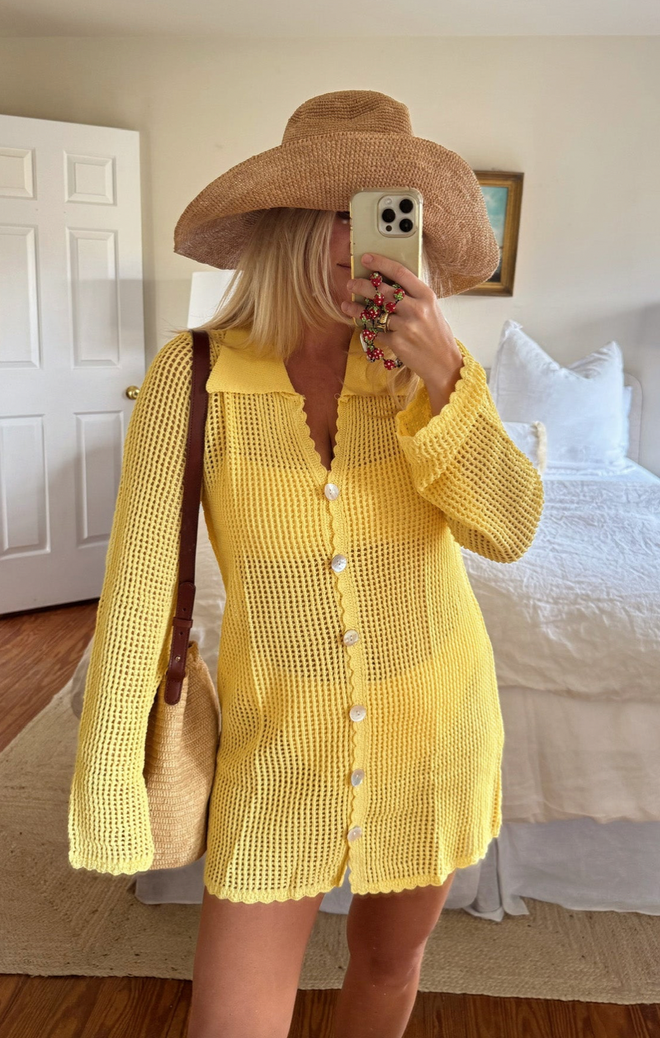 Button Up Cover Up