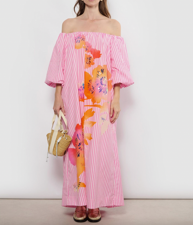 Horpio Foil Print Dress