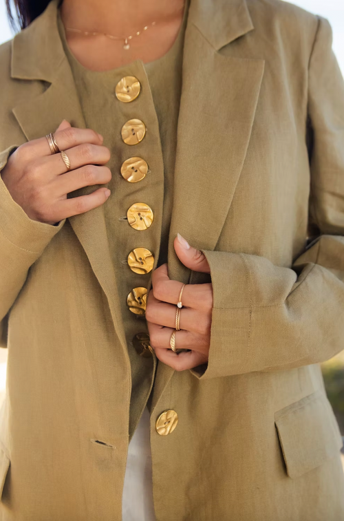 The Vintage Button Vest