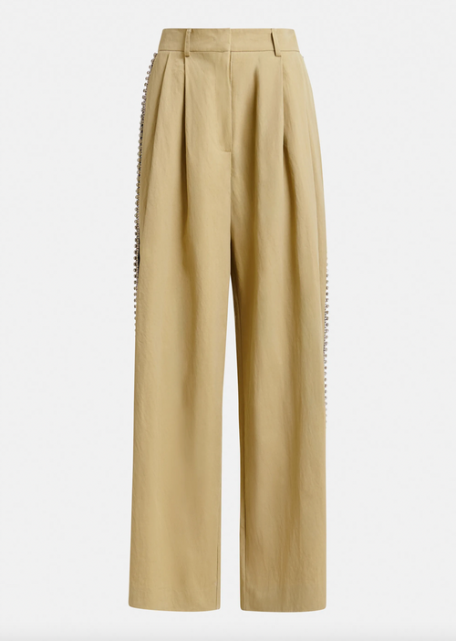 Iso Rhinestone Tape Pants