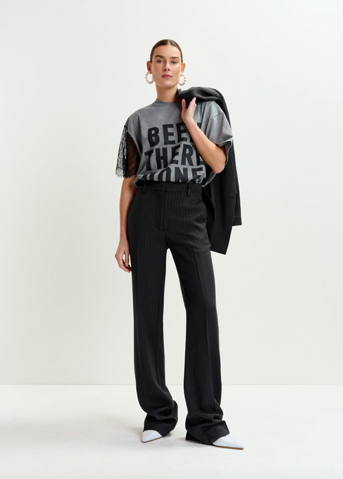 Invade Fitted Flare Pants