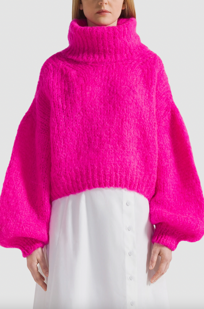 Pepper Roll Neck Cropped