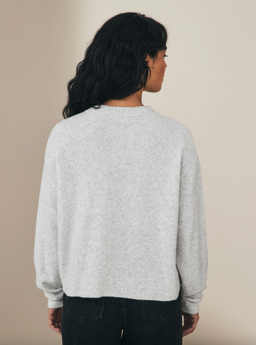 Damsville Cardigan Heather Grey