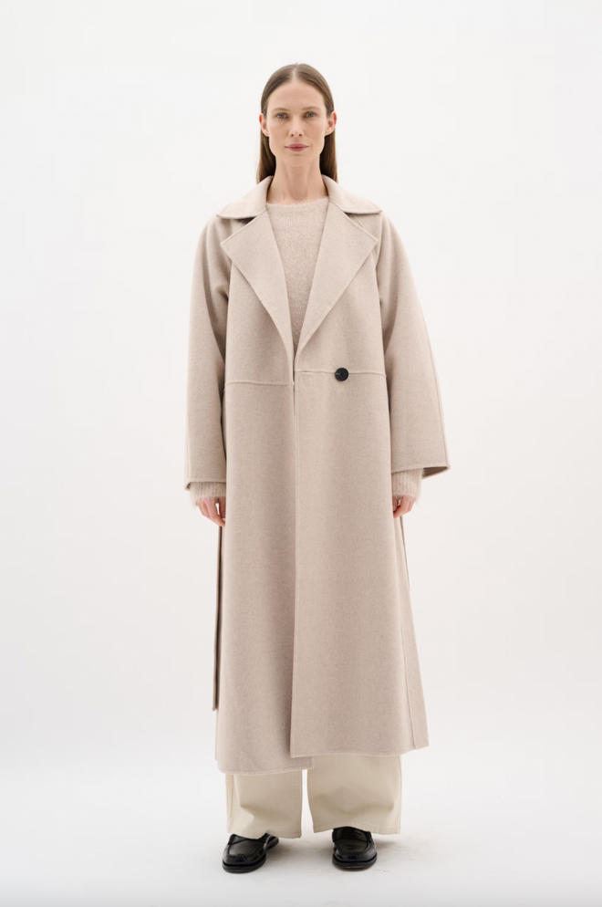 Yilla Long Coat French Nougat
