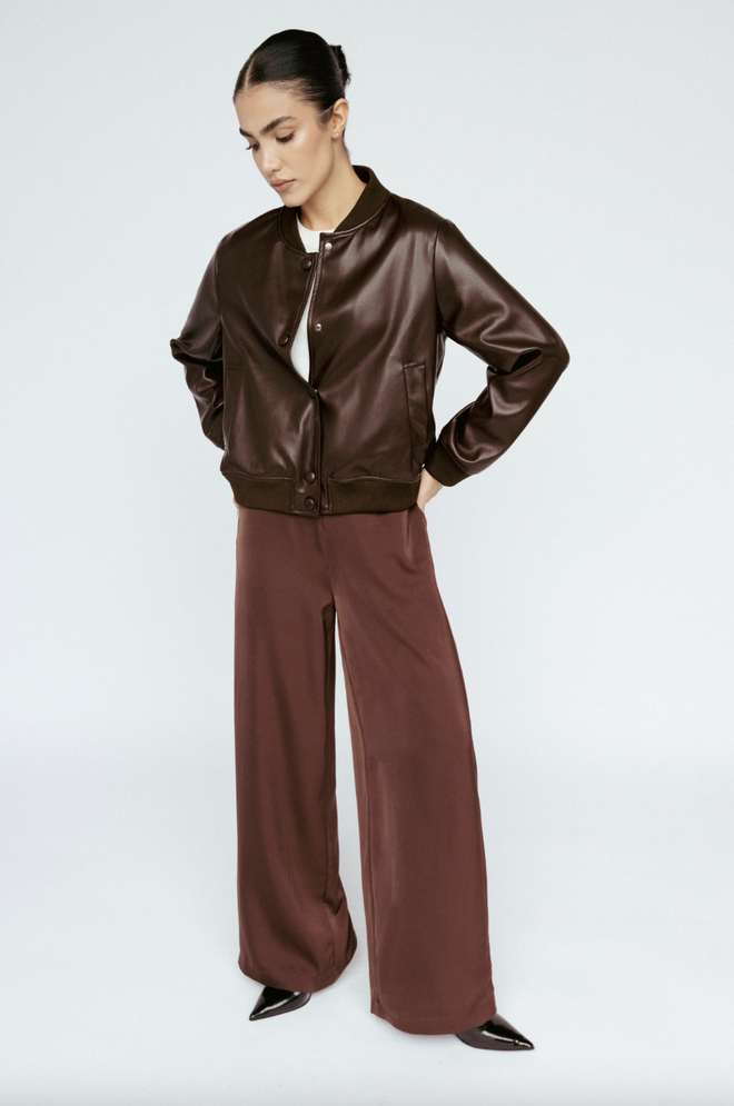 Satin Wide Leg Pant