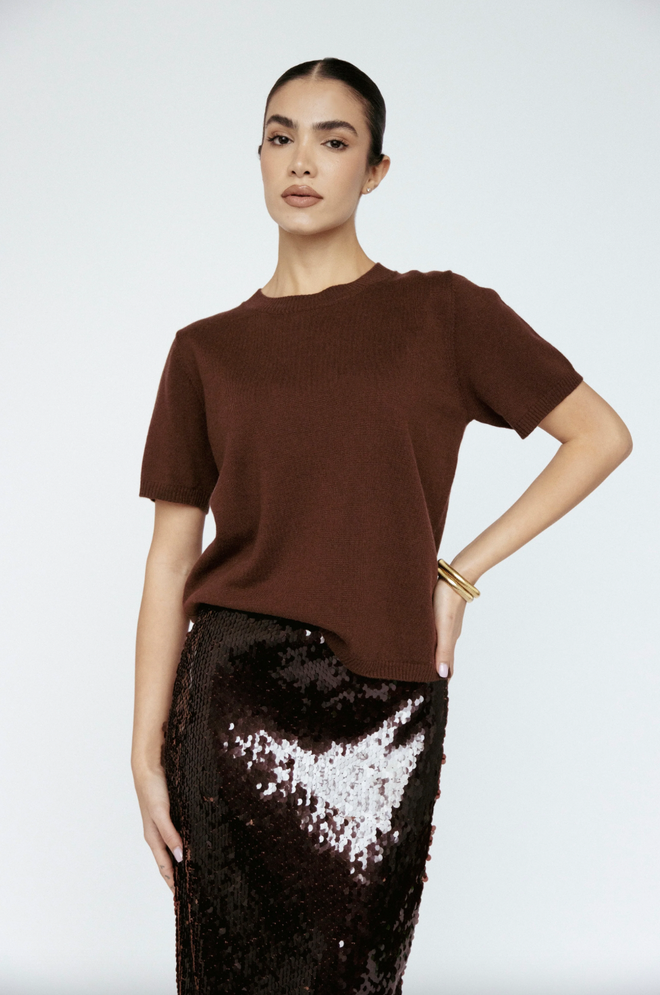 Cashmere Blend Tee