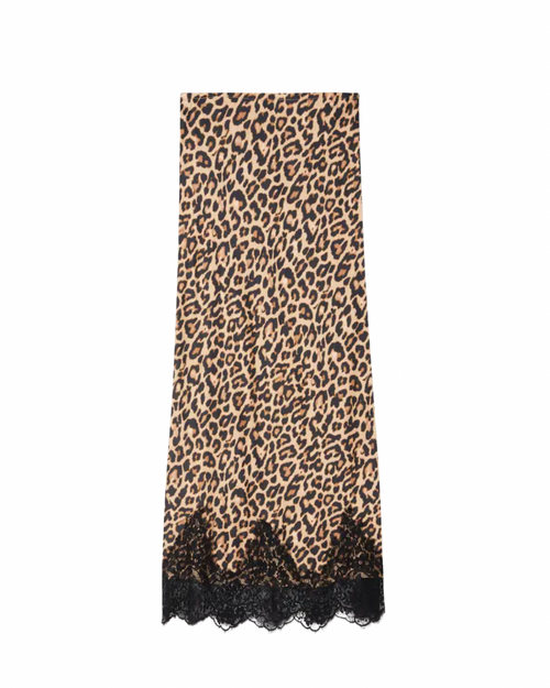 Leopard Lace Maeva Midi Skirt