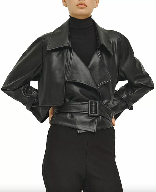 Charles Vegan Leather Jacket