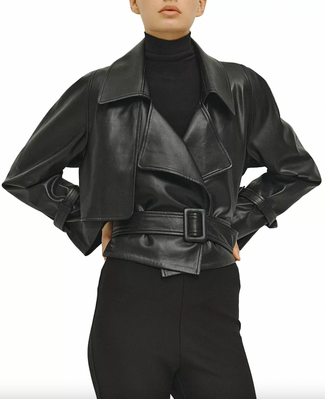 Charles Vegan Leather Jacket
