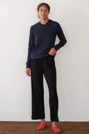 Baby Rib Scallop Pant
