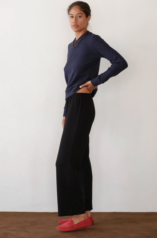 Baby Rib Scallop Pant