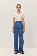Chambray Pants