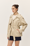 Noa Cropped Trench Coat